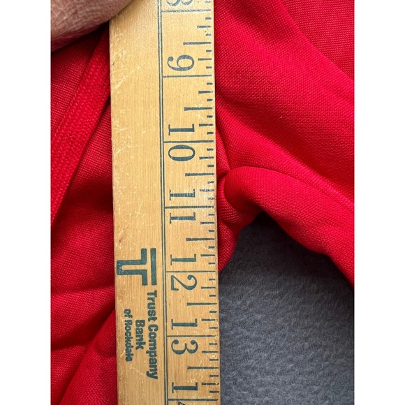 Rockstar Original Red Velour Tracksuit Womens Sz M Hoodie Pants Angel Cherub - Picture 8 of 16